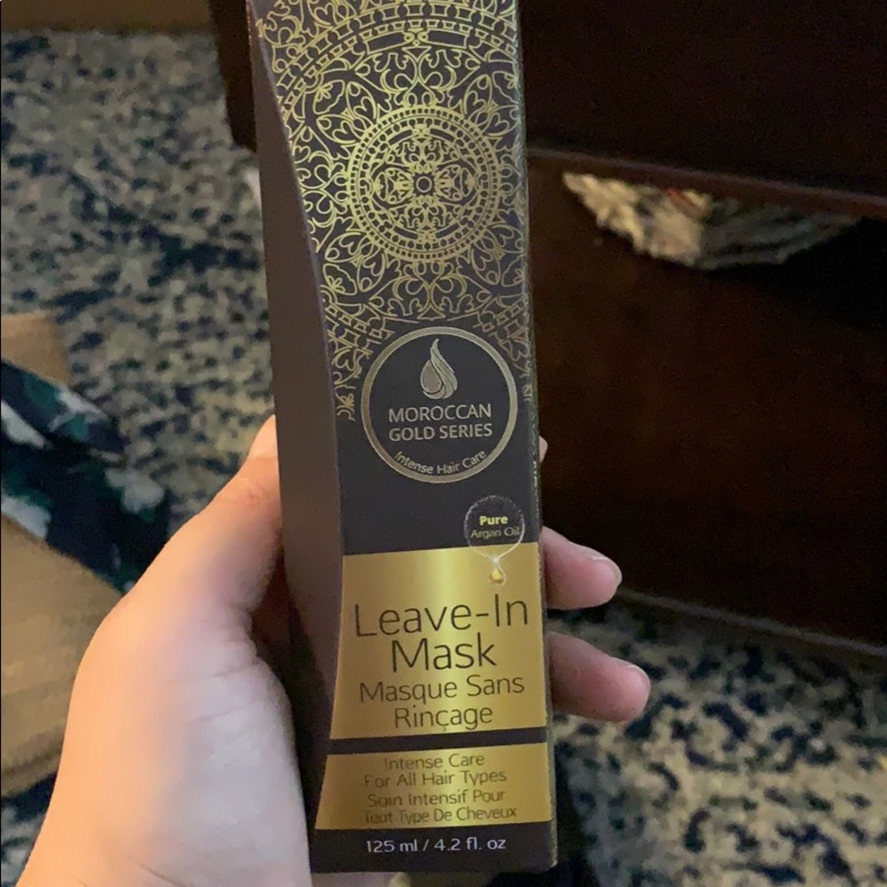 Morrocan gold series leave in mask unopened box!